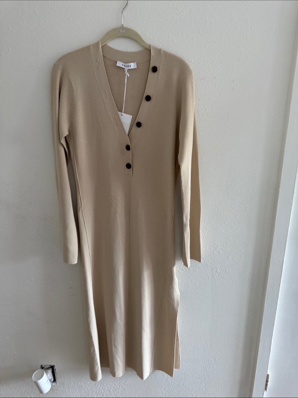 Frame Vanilla Long Sleeve Dress